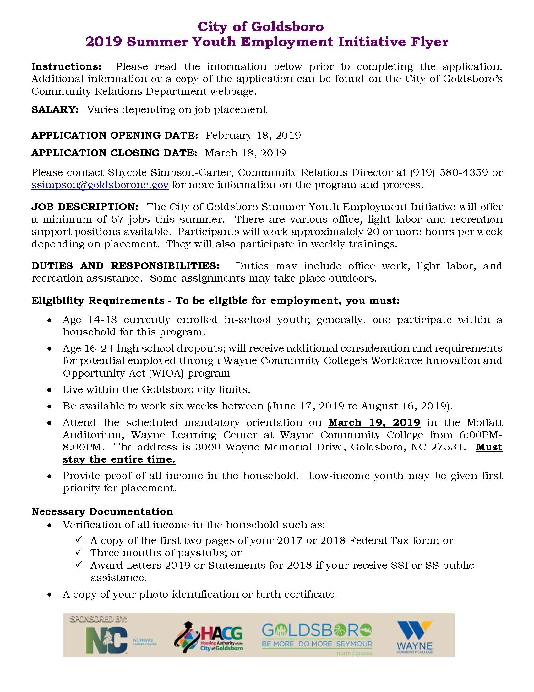 FY19 SYEI Flyer