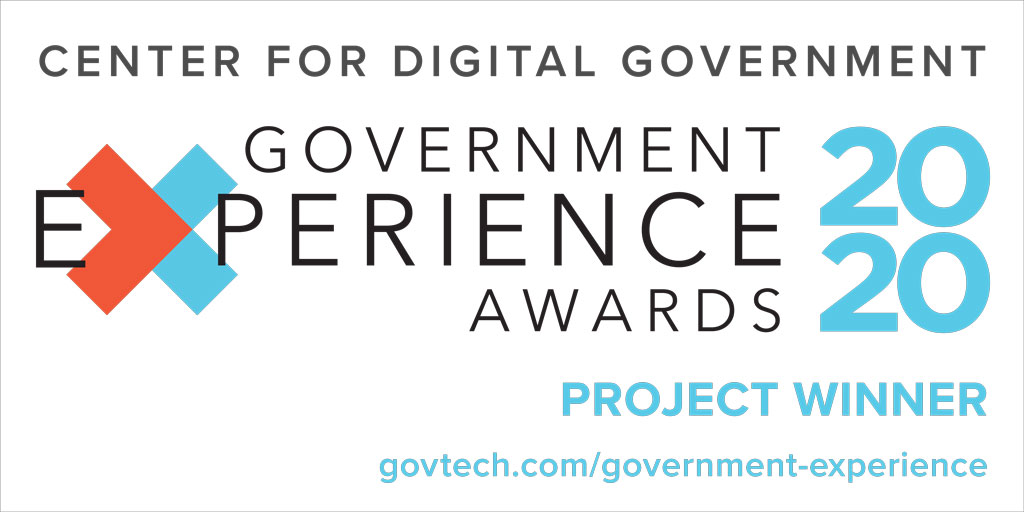 Government Experience Awards 2020 Project Winners