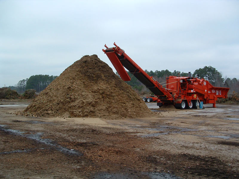 Grinder at Compost