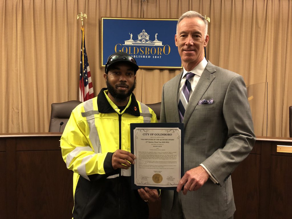 Employee Performance Awards City of Goldsboro